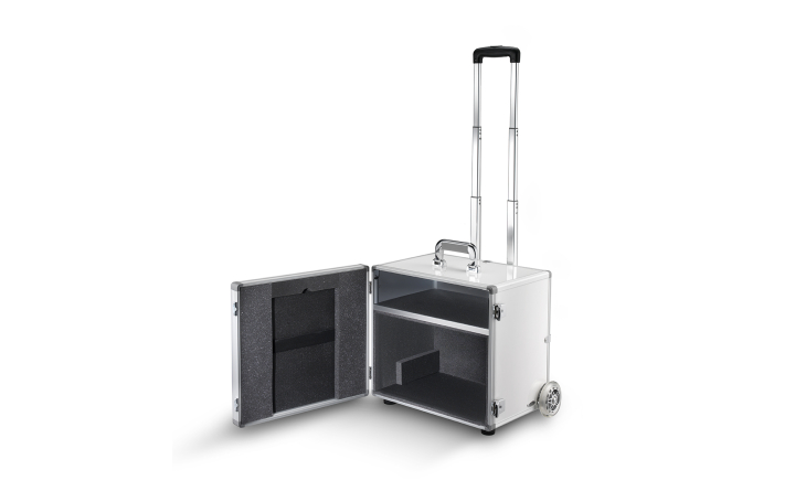 Bauletto Mod. HPL bianco, rif. Delc. 2012 - est. 47x35x42H 